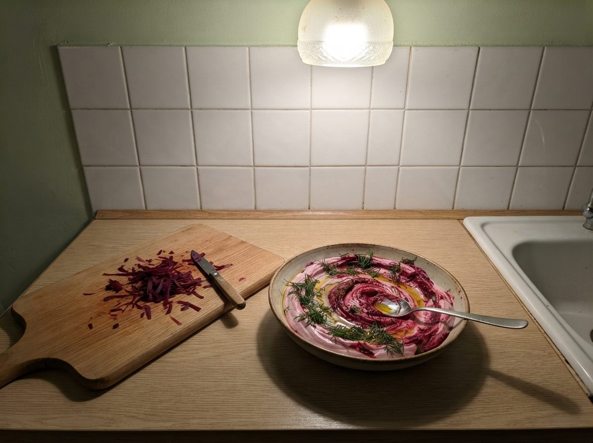 Beet suzma, homemade