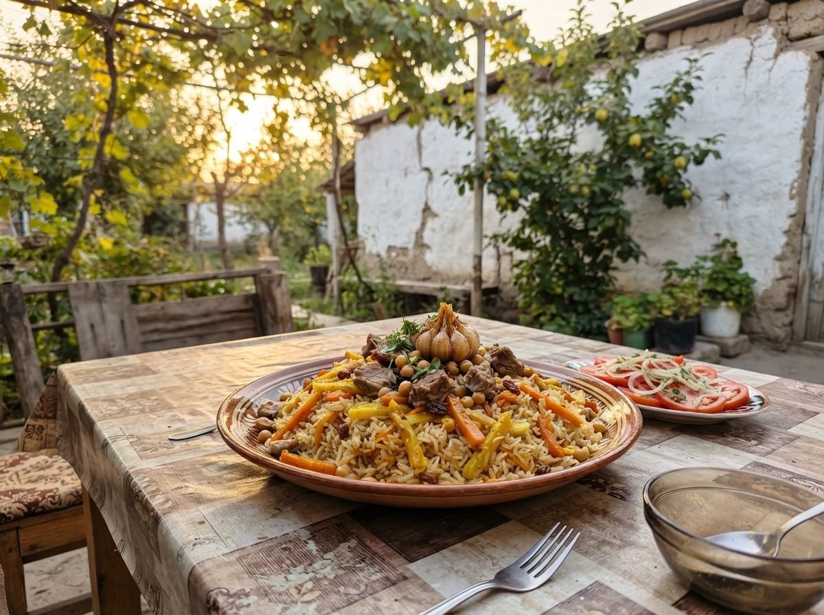 Wedding plov, homemade
